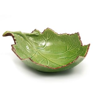 Centro de Mesa Cerâmica Verde 24x31cm - Fancy