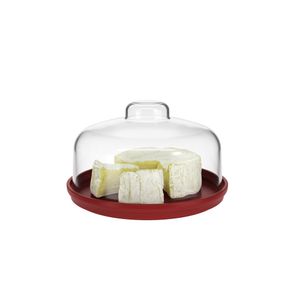 Queijeira Cozy 14,5cm Vermelho Bold - Coza