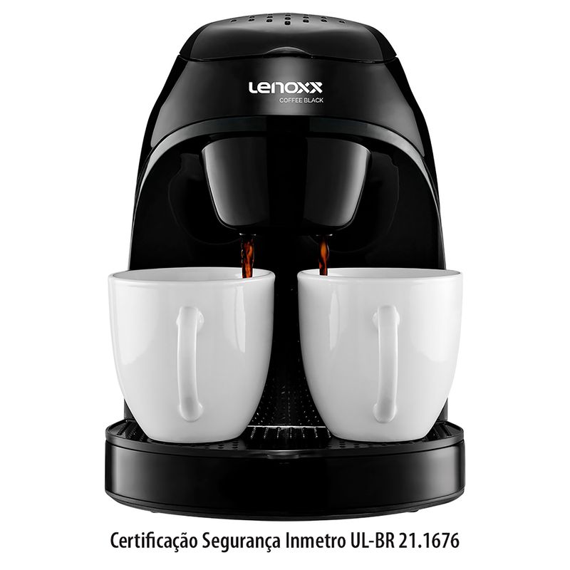 Cafeteira Elétrica Lenoxx Coffee Black Preto 220v - Pca033