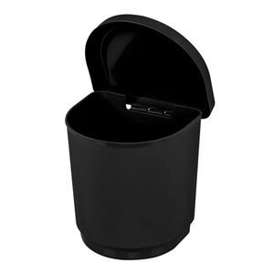 Lixeira Pia Flip 2,5l Preta - Sanreno