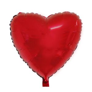 Balão Metalizado Foil Coração 20 Vermelho - Flexmetal