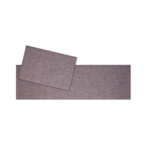 Jogo de Tapetes para Cozinha Acquablock 2 Peças Linho Cinza - Euro Mats