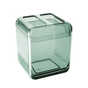Porta Escova Cube Verde Soft - Coza