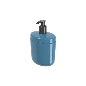 Porta Sabonete Líquido Flora 450mL Azul Atlantic - Coza