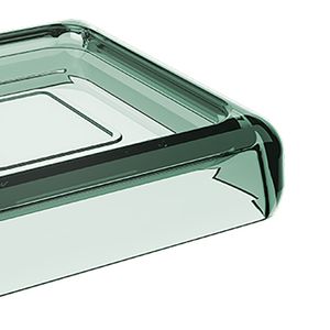 Saboneteira Cube Verde Soft - Coza
