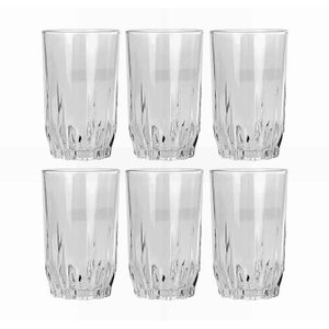 Jogo de Copos Lune 6 Peças 260mL - Plasvale