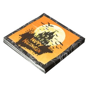 Guardanapo de Papel Halloween 33x33cm Teias - Silver Plastic