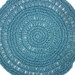 Serviço Americano Tricot Azul Glacial - Yoi