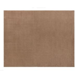 Tapete Realce Liso 50x100cm Creme Cotton - Têxtil J. Serrano