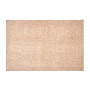 Tapete Plush Liso 50x80cm Bege - Têxtil J. Serrano