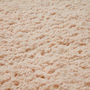 Tapete Plush Liso 50x80cm Bege - Têxtil J. Serrano