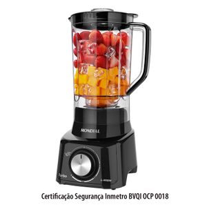 Liquidificador Mondial Black L-900 com 5 Velocidades Preto