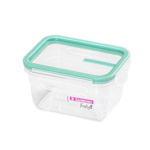 Pote de Plástico Retangular Fresh 537mL Verde - Sanremo
