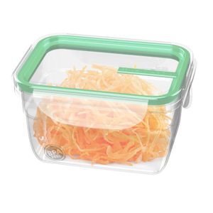 Pote de Plástico Retangular Fresh 537mL Verde - Sanremo