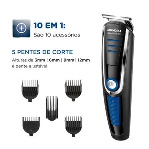 Aparador de Pelos Mondial Super Groom 10