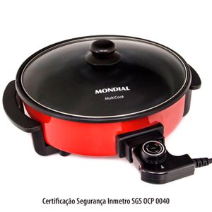 Panela Elétrica Multicook Pe28 Vermelha - Mondial