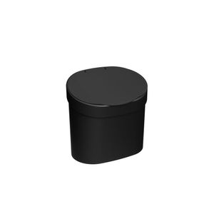 Lixeira Pia Oval 4l Preto - Coza