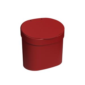 Lixeira Pia Oval 4l Preto - Coza