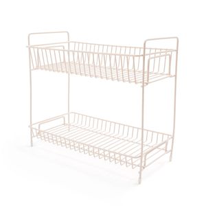 Organizador 2 Andares 30cm Rosa - Oikos