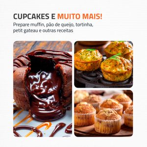Máquina de Cupcake Mondial Maker Pratic Ck-01