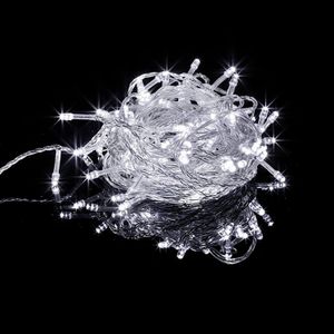 Cordão 100 Leds Fixos à Prova Dágua Branco 127v - V8