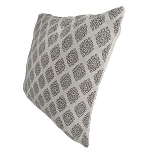 Capa Almofada Oxford Gravataria Cinza - Jacquard
