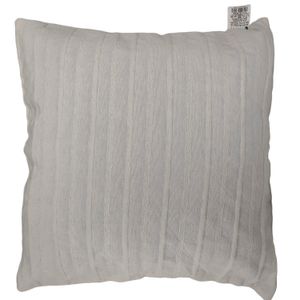 Capa Almofada Sarlat Listras Cru - Jacquard