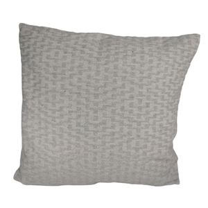 Capa Almofada Sarlat Geométrica Cinza - Jacquard