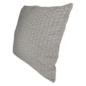 Capa Almofada Sarlat Geométrica Cinza - Jacquard