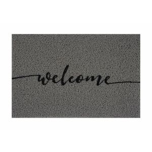 Capacho 60x40cm Welcome Cinza - Euro Mats