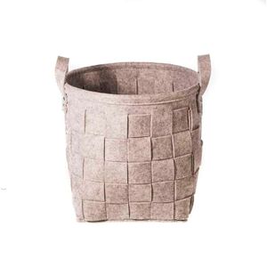 Cesto Tramado 30cm Cinza - Yoi