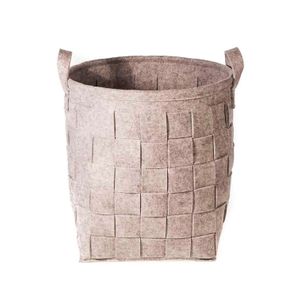 Cesto Tramado 34cm Cinza - Yoi