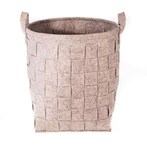 Cesto Tramado 38cm Cinza - Yoi