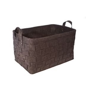 Cesto Tramado 44x30cm Preto