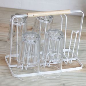 Escorredor Copos 24x13,6cm Branco - Yoi