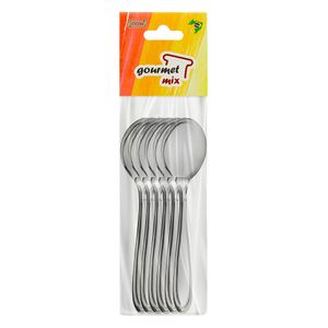 Conjunto Colher Cha Victoria Inox 6 Peças - Gourmet Mix