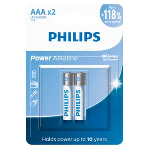 Conjunto Pilhas Philips Palito Aaa 2 Peças - Philips