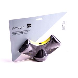 Cortador Legumes Triplo Espiral 18,5cm Cinza - Hercules