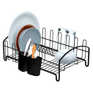 Escorredor Louças 44cm Preto Fosco - Future