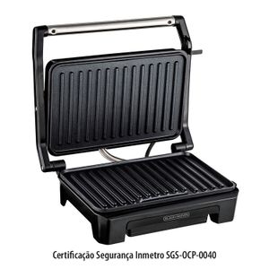 Grill Elétrico Prensa Cuisine Expert Pr e Ino - Black&decker