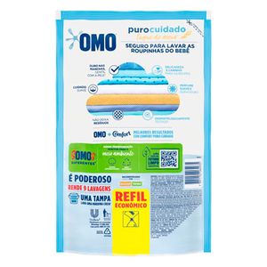 Refil Lava Roupas Puro Cuidado 900mL - Omo