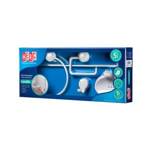 Kit Banheiro Lavello 5pçs Branco - Herc