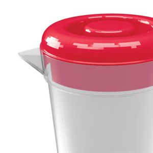Jarra com Tampa 2l Vermelha - Nitron