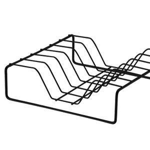 Organizador Tampas Panelas 27cm Preto Fosco