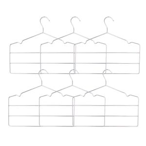 Kit Com 6 Cabides para Calças com Cavas - Arthi