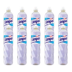 Kit Com 10 Lava-louças Limpol Líquido Cristal 500mL - Bombril