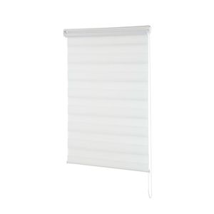 Persiana Rolo Dupla 1,40x1,60m Branca - Evolux