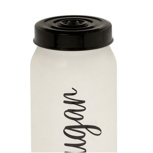 Pote Açucar 1,1l Branco Preto - Espressione