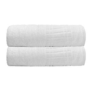 Kit Com 2 Toalhas de Banho Loft Branca - Camesa