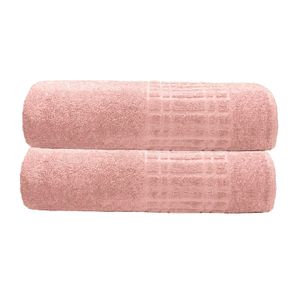 Kit Com 2 Toalhas de Banho Loft Rosê - Camesa